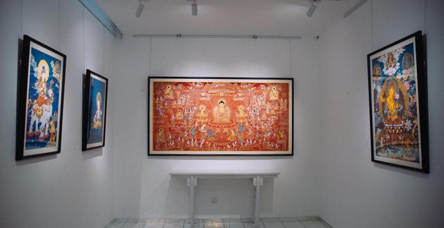 56幅唐卡在玉空间开展，展现多元融合之美